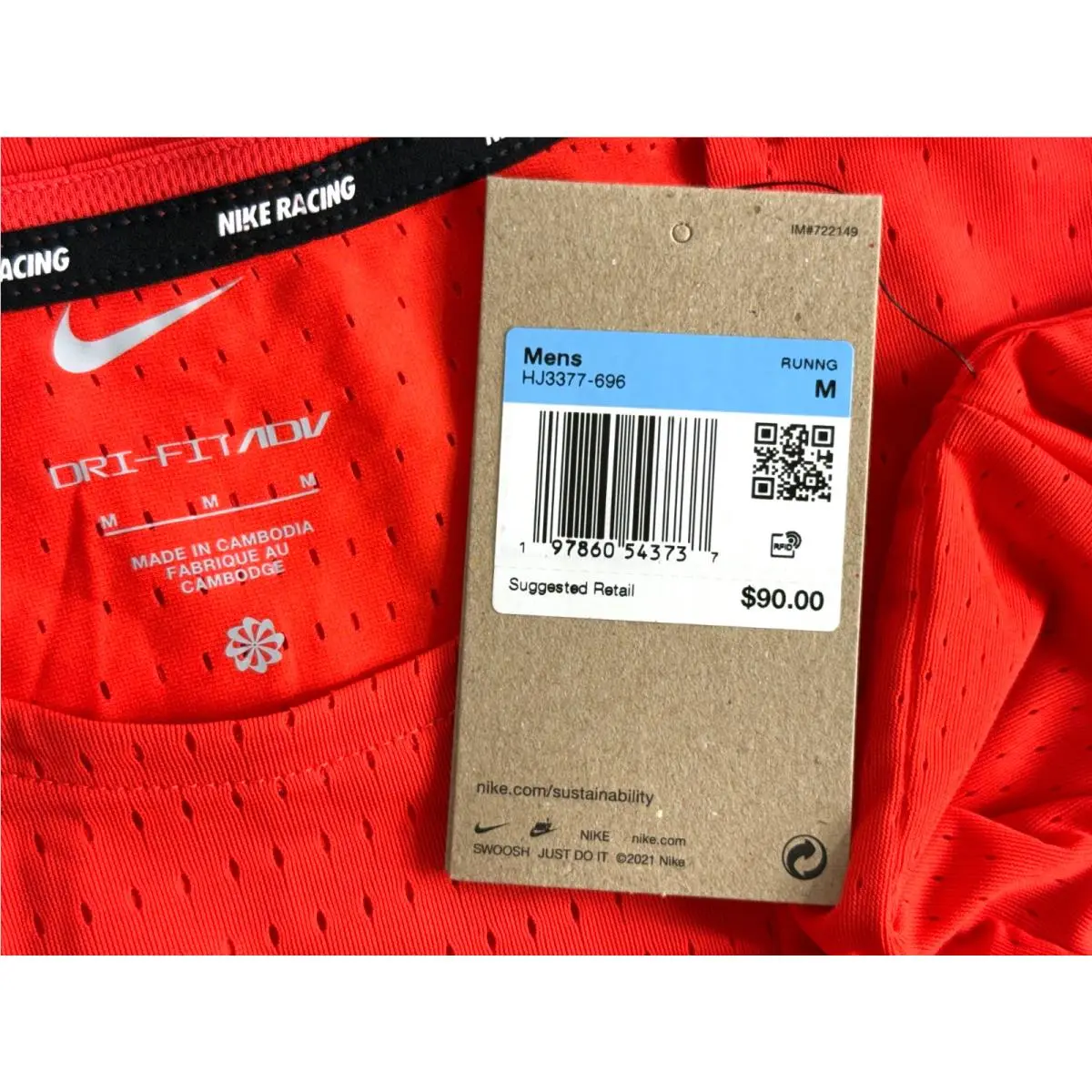 Nike clothing - Nike Dri-Fit - HJ3377696 - Red 5