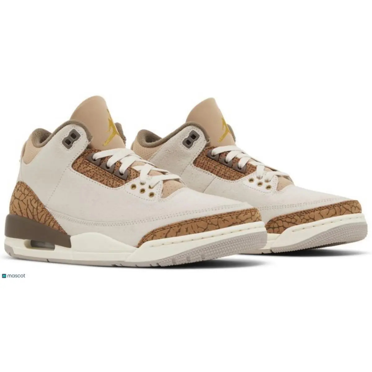 Nike Air Jordan 3 Retro Orewood Brown / Metallic Gold Mens Size 10