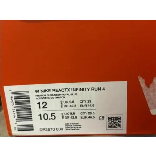 Nike shoes - Nike ReactX Infinity Run 4 - DR2670-009 - White / Blue / Pink / Yellow 10