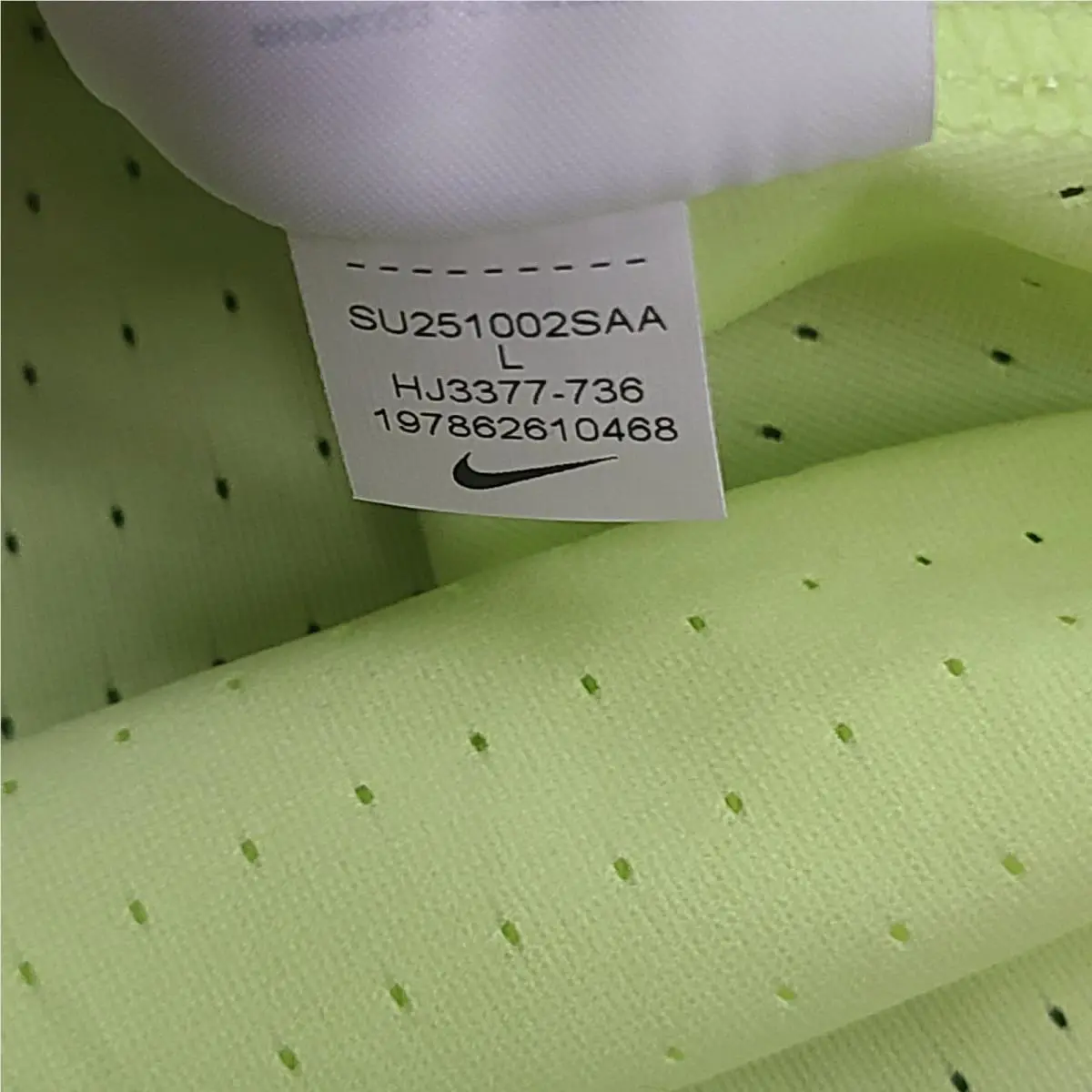 Nike clothing - Nike Dri-Fit - HJ3377-736 - Yellow (UPC: 197862610468) 4