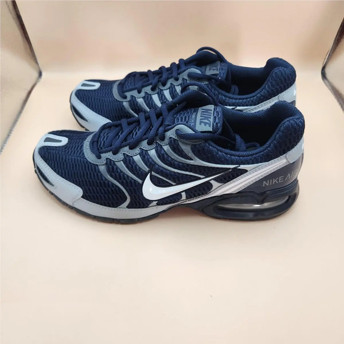 Nike Air Max Torch 4 Shoes Mens Size 10 Obsidian Running 343846-411 Sneakers - Blue