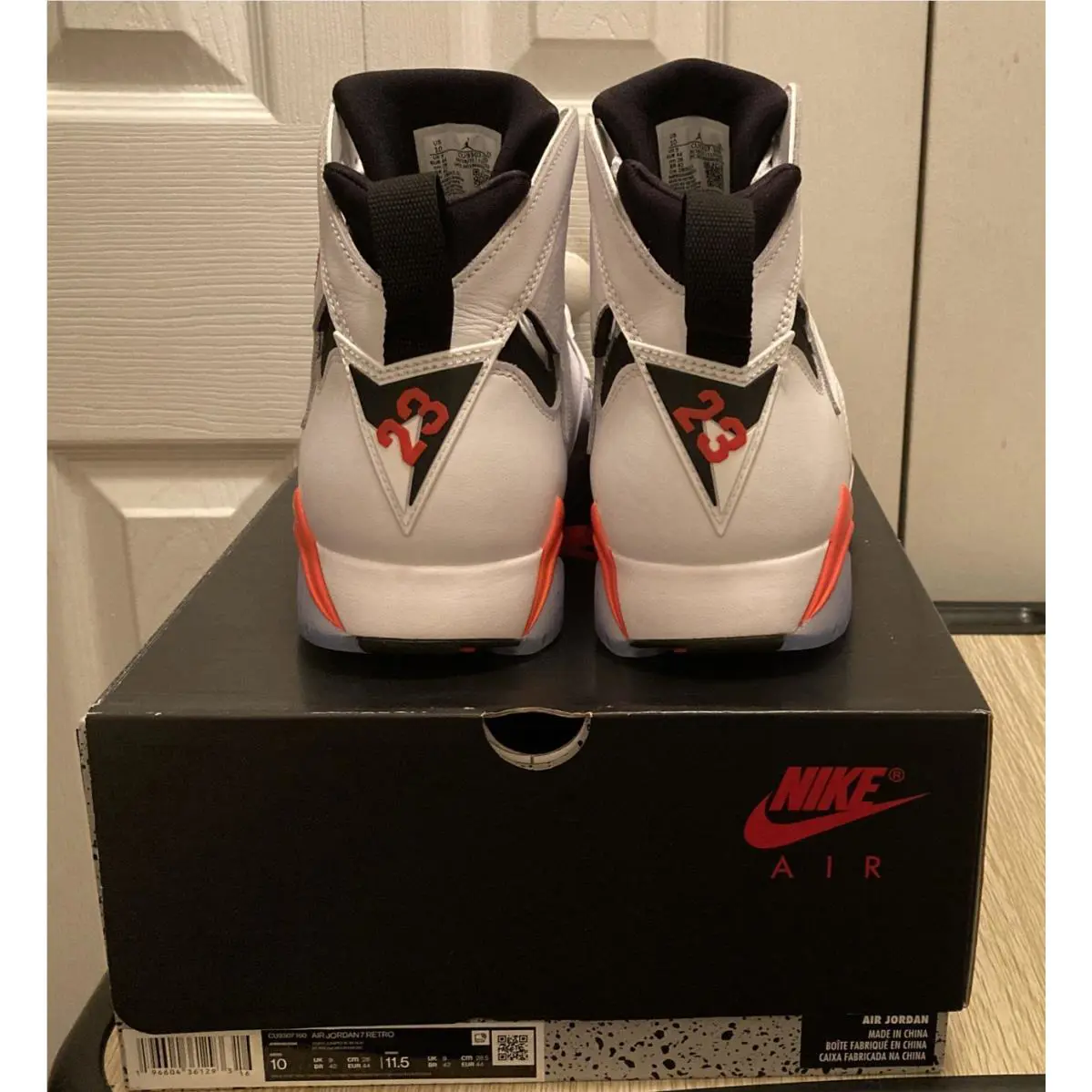 Nike shoes - Air Jordan 7 - Air - CU9307-160 - White/ Black-Red 1