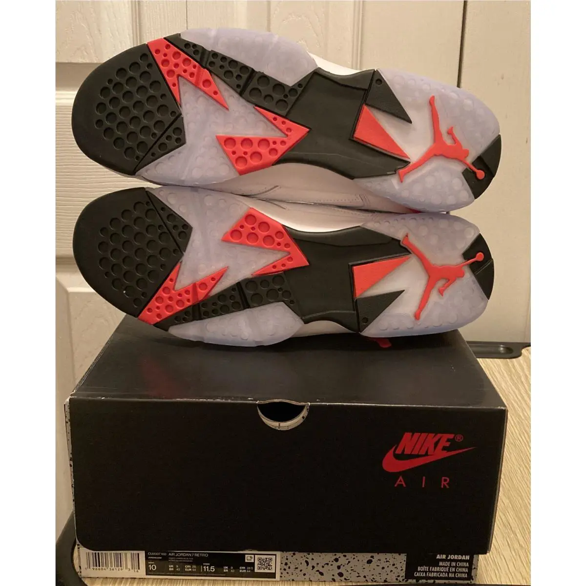 Nike shoes - Air Jordan 7 - Air - CU9307-160 - White/ Black-Red 4
