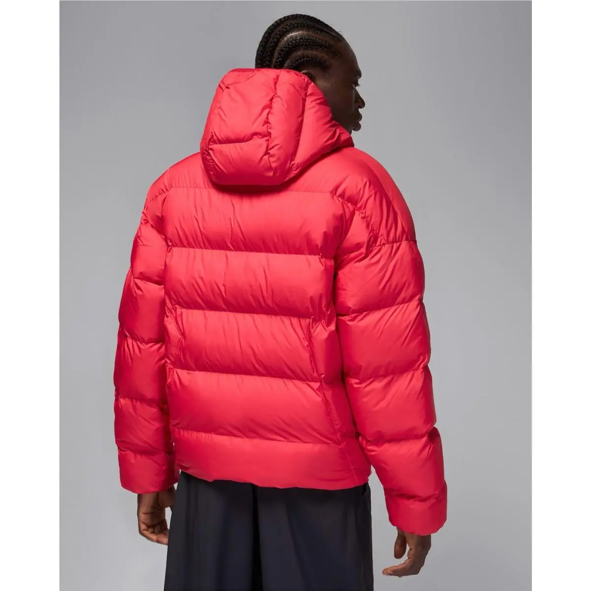 Nike clothing - Air Jordan Brooklyn Puffer Jacket Therma-FIT - HV0532-687 - Red, Manufacturer: Gym Red/Black (UPC: 198482644178) 0