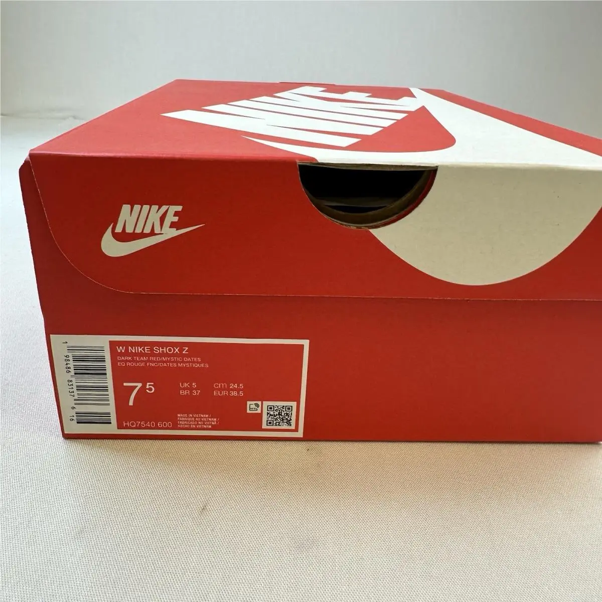 Nike shoes - Nike Shox Z - Shox - HQ7540-600 - Red 7