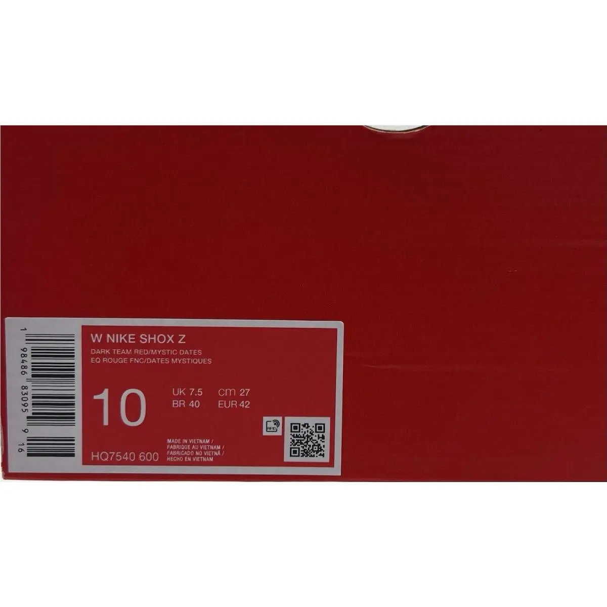 Nike shoes - Nike Shox - Shox - HQ7540-600 - Red 5