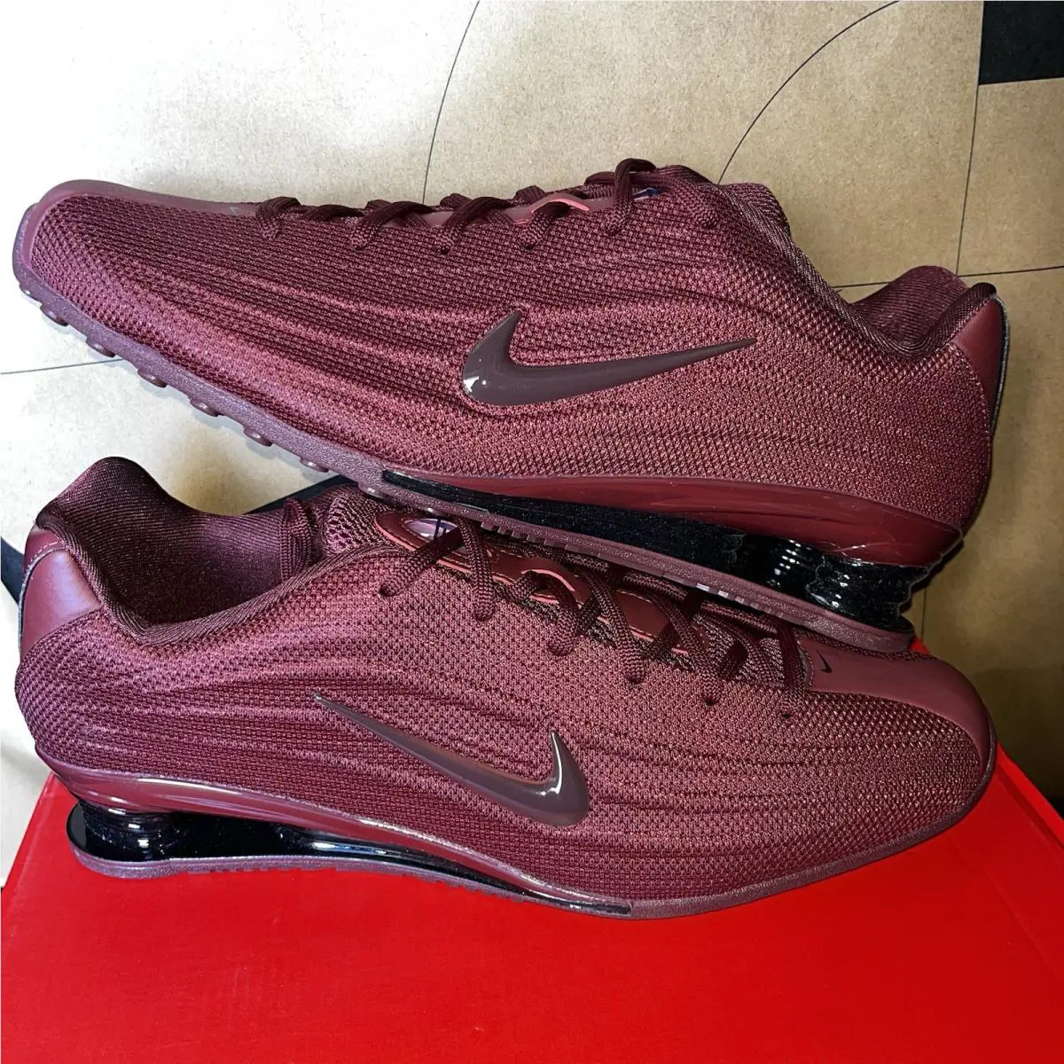 Nike shoes - Nike Shox Z - Shox - HQ7540-600 - Dark Team Red/Black/Mystic Dates 0