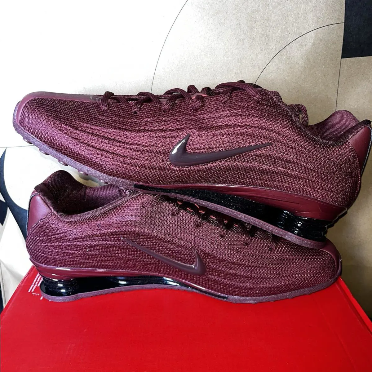 Nike shoes - Nike Shox Z - Shox - HQ7540-600 - Dark Team Red/Black/Mystic Dates 1