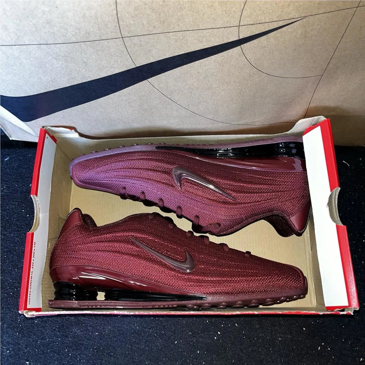 Nike shoes - Nike Shox Z - Shox - HQ7540-600 - Dark Team Red/Black/Mystic Dates 5