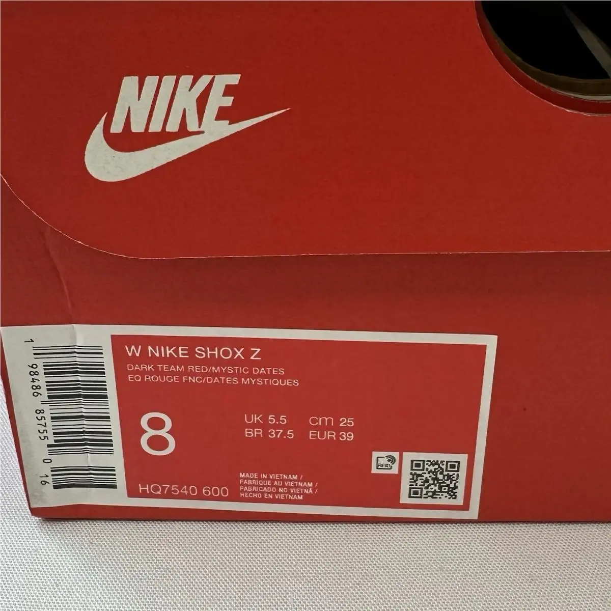 Nike shoes - Nike Shox Z - Shox - HQ7540-600 - Red 7