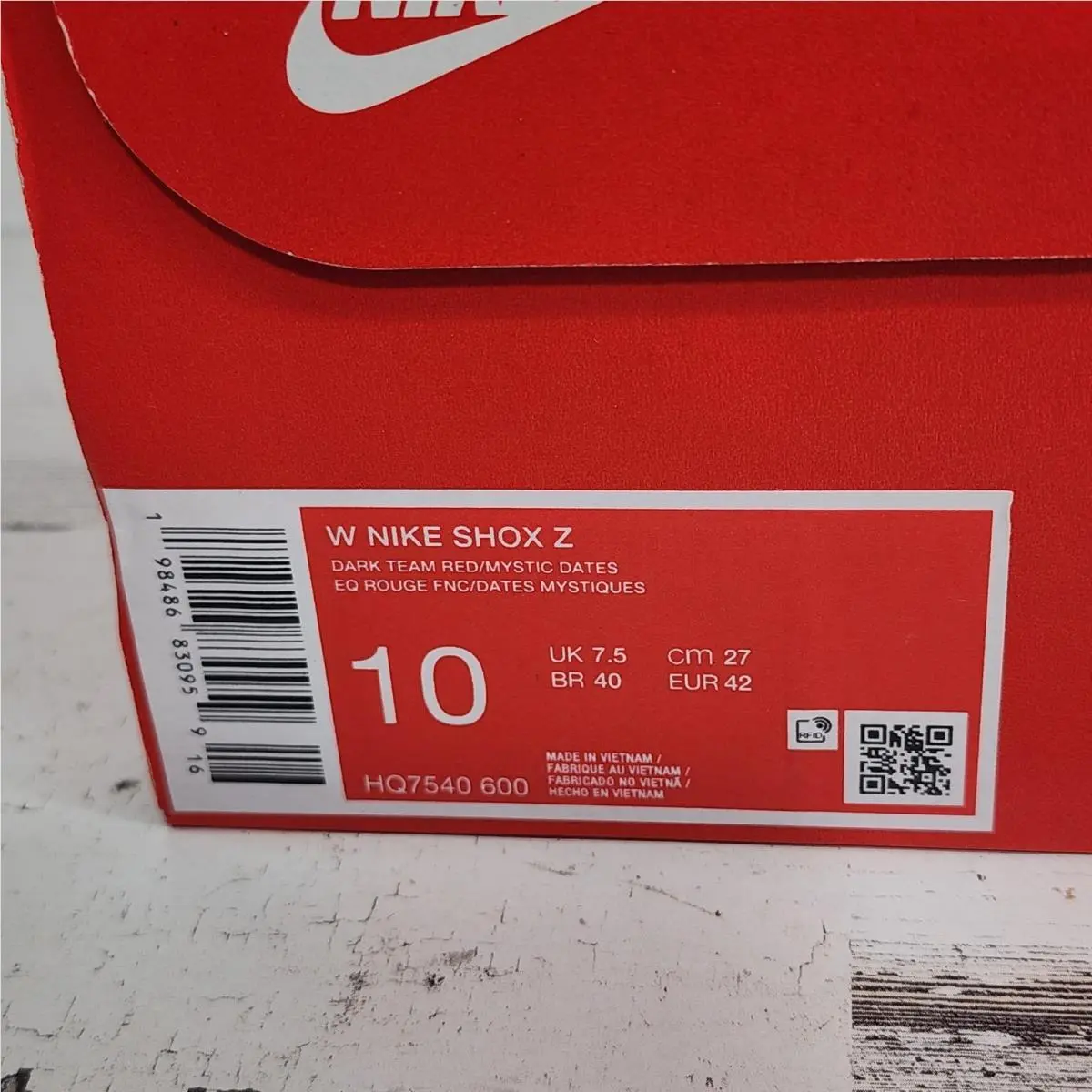 Nike shoes - HQ7540-600 - HQ7540-600 - Red 10