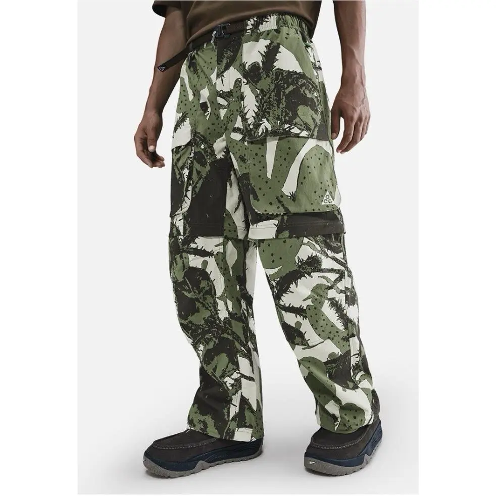 Mens Acg Smith Summit Green Cactus Camo Convertible Pants IH3577-229 Medium by Nike
