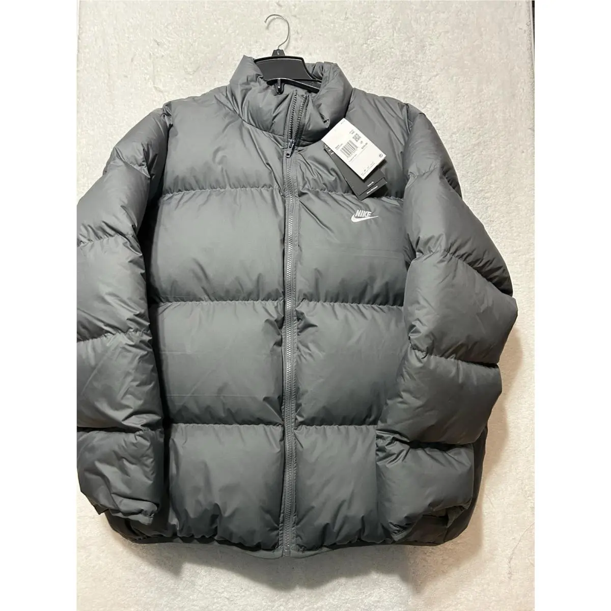 Sportswear Down Club Puffer Jacket Iron Grey IB2975-068 Size 2XL R1 by Nike