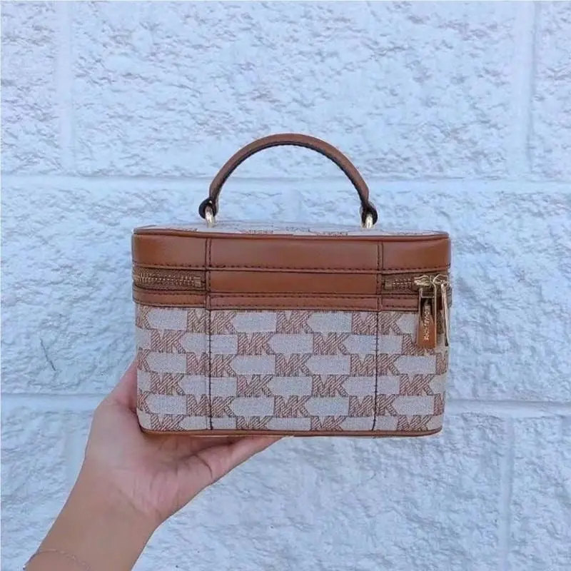 Michael Kors 35S2GTTC6J Jet Set Item Medium Zip Trunk Crossbody In Luggage Multi