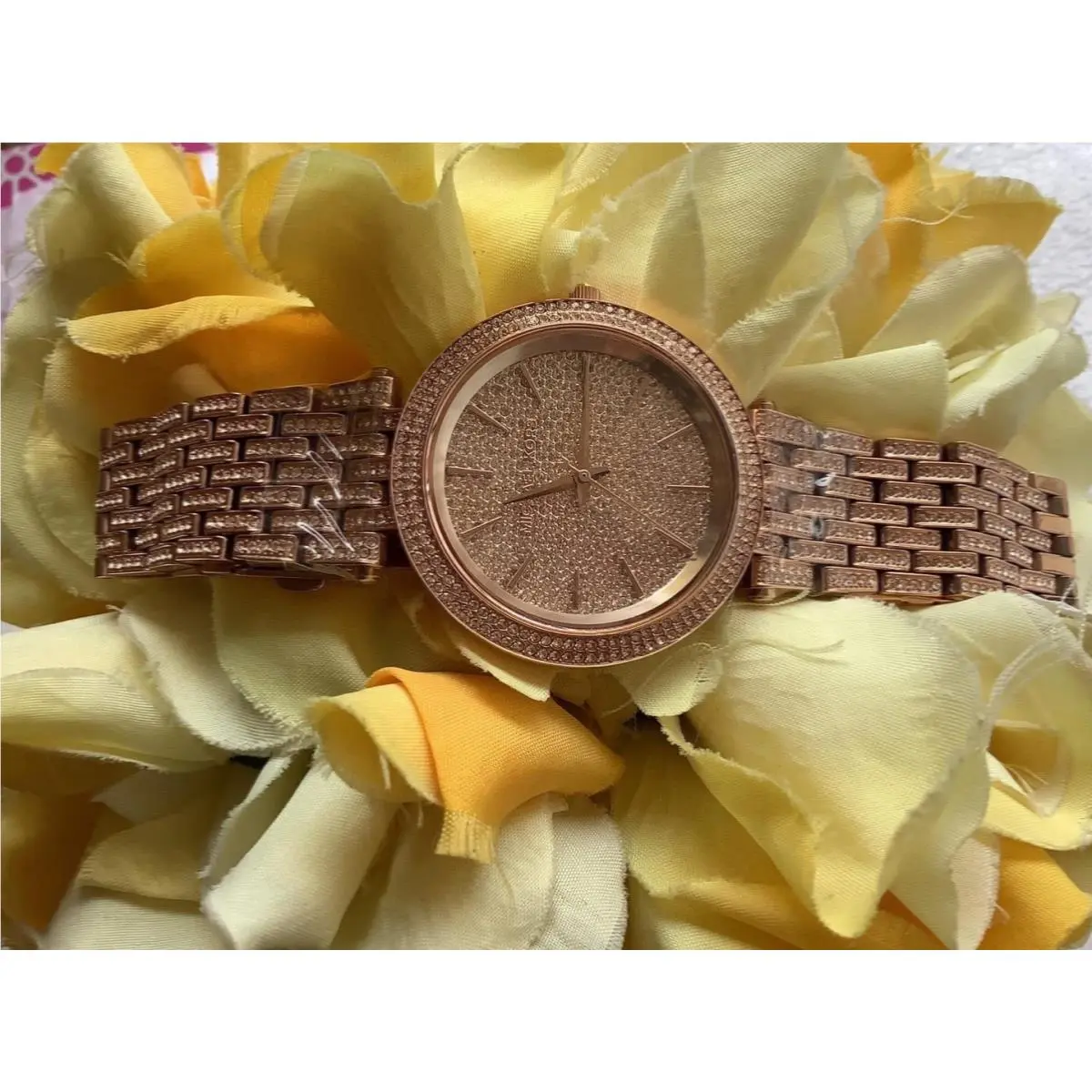 Darci Crystalized Rose Gold Tone Women’s Watch 39 MM by Michael Kors