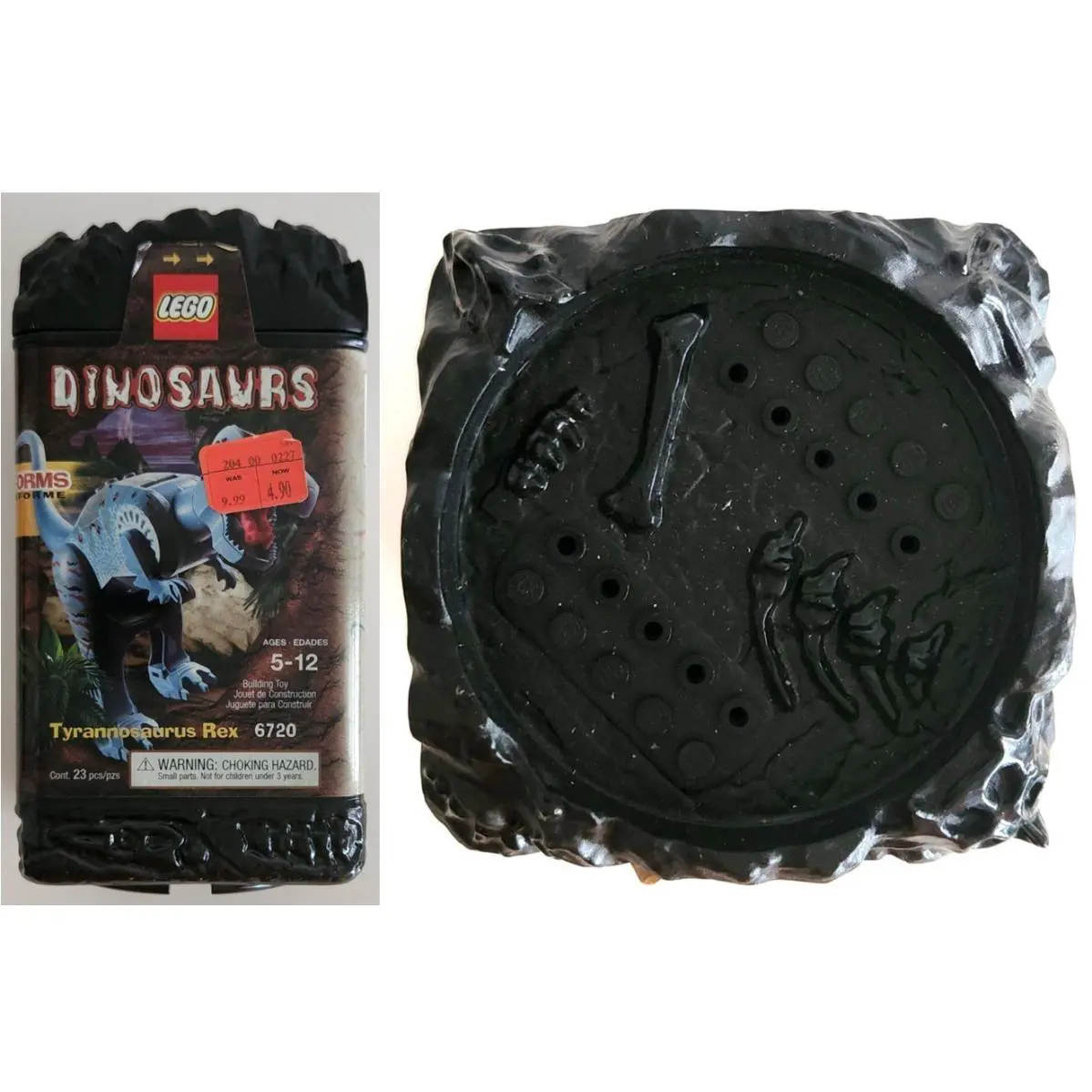 Lego 6720 Tyrannosaurus Rex/dinosaurs 2001-NEW Special Edition Container