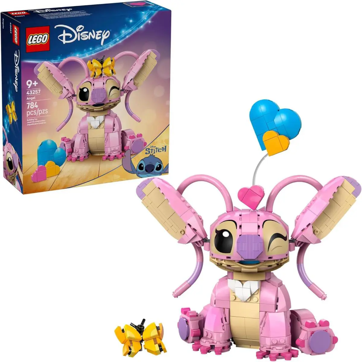 Lego Disney Angel Lilo Stitch Kids Toy - Room Decor and Building Set For Girls