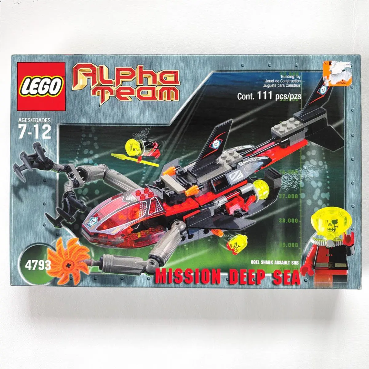 Lego Alpha Team Mission Deep Sea Ogel Shark Sub 4793