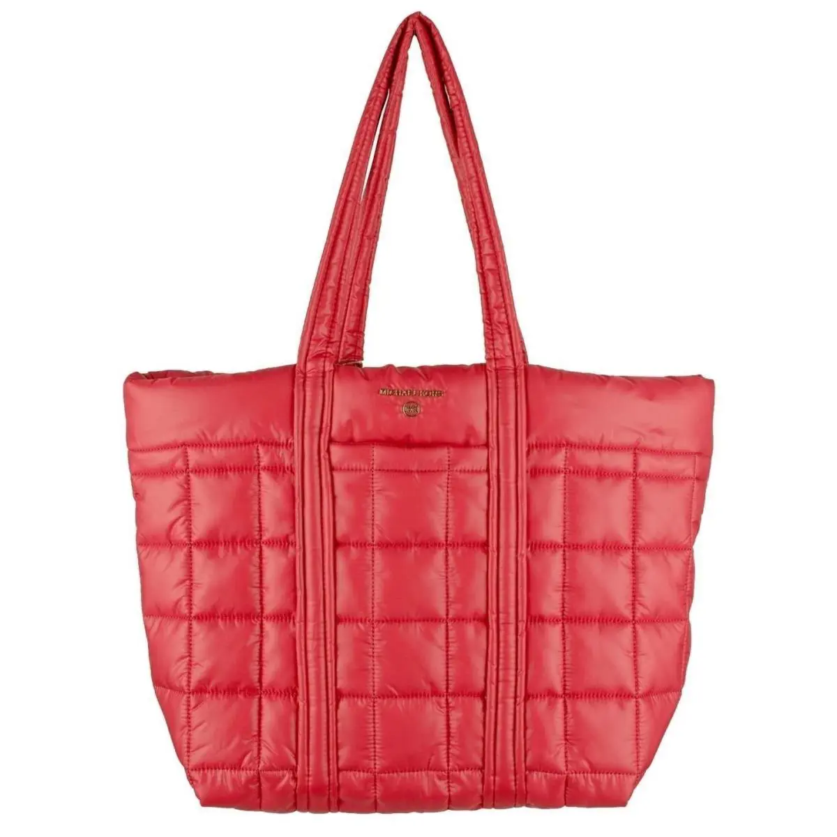 Michael Kors Women`s Stirling Large Puffy Tote Bag C NS - Exterior: Coral