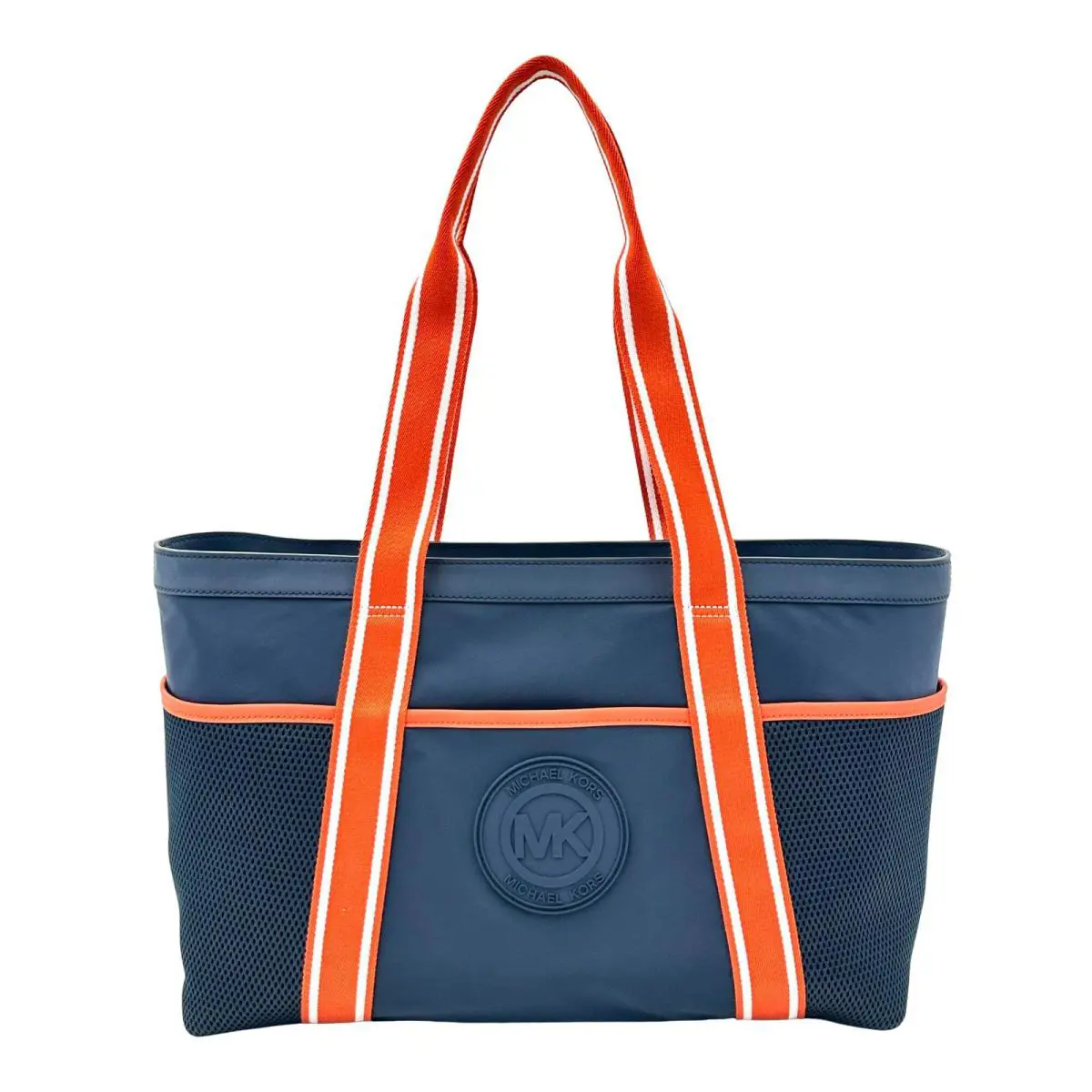 Michael Kors Lautner Nylon Classic East/west Tote Bag - Navy