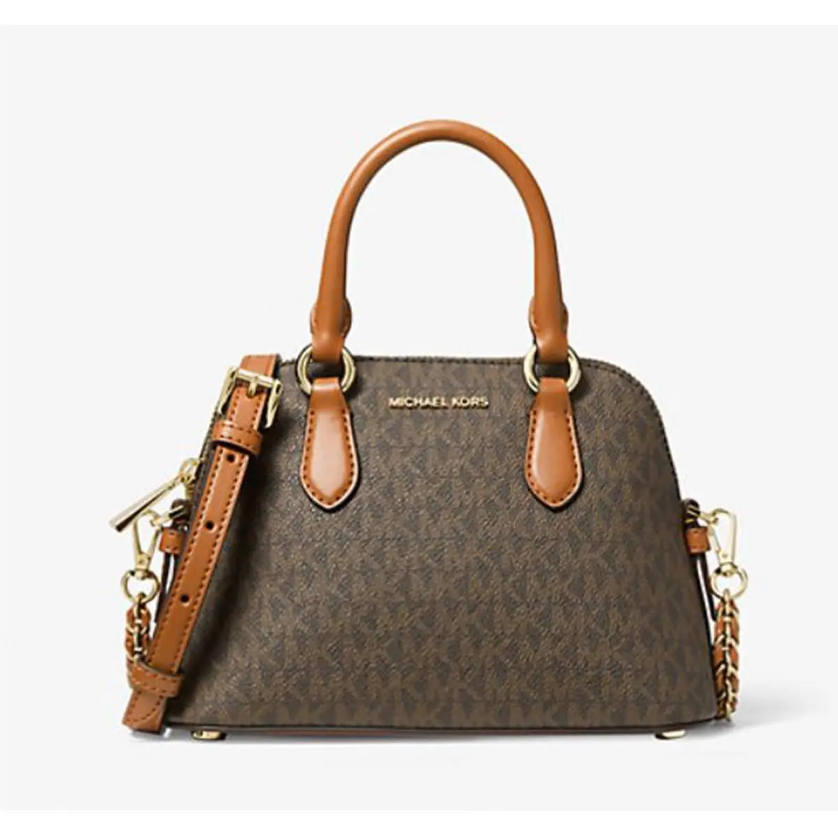 Michael Kors Veronica Extra-small Saffiano Leather Crossbody Bag Brown/acorn 3