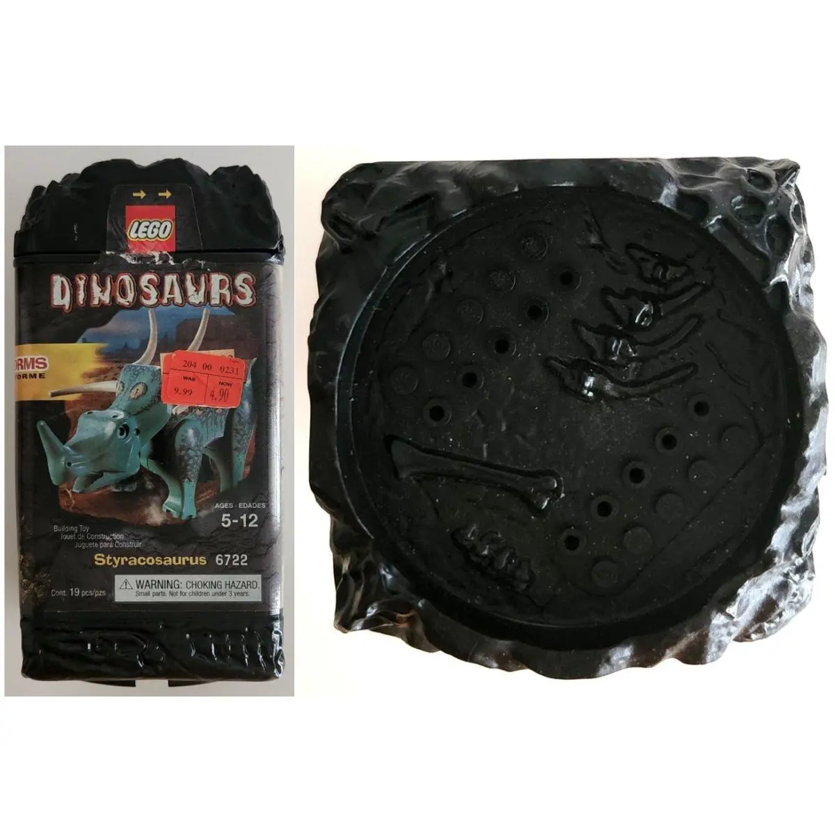 Lego 6722 Styracosaurus/dinosaurs 2001 - Special Edition Container