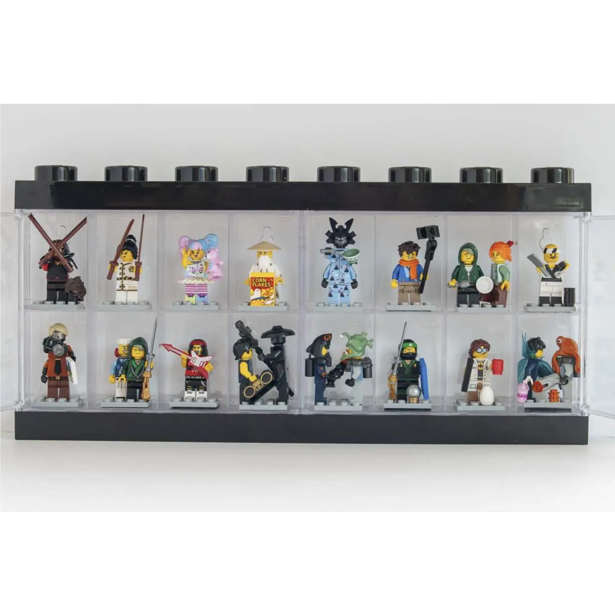 The Lego Ninjago Movie Minifigures 71019 Complete Set of 20 + 1 w/ Display Case