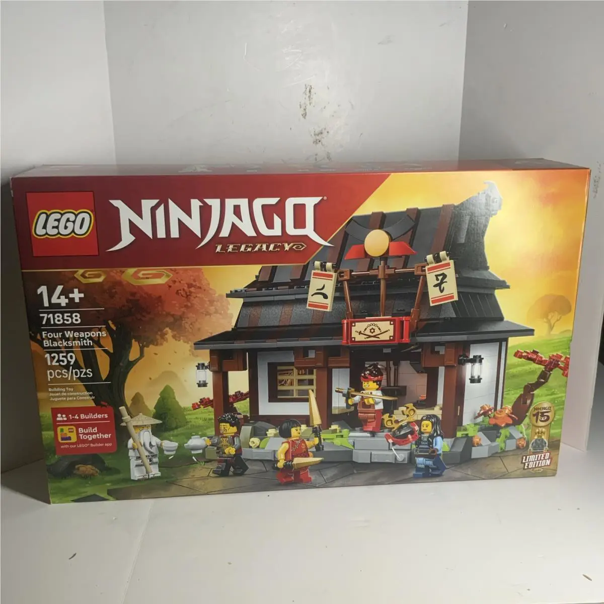 Lego Ninjago Four Weapons Blacksmith 15th Anniversary Set 71858 IN Hand