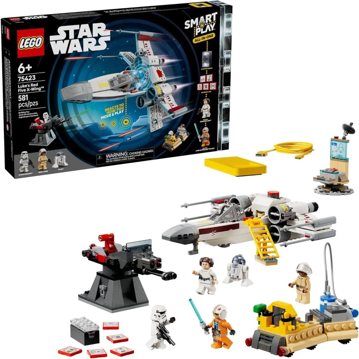 Pre-order Lego Smart Play Star Wars: Luke`s Red Five X-wing 75423