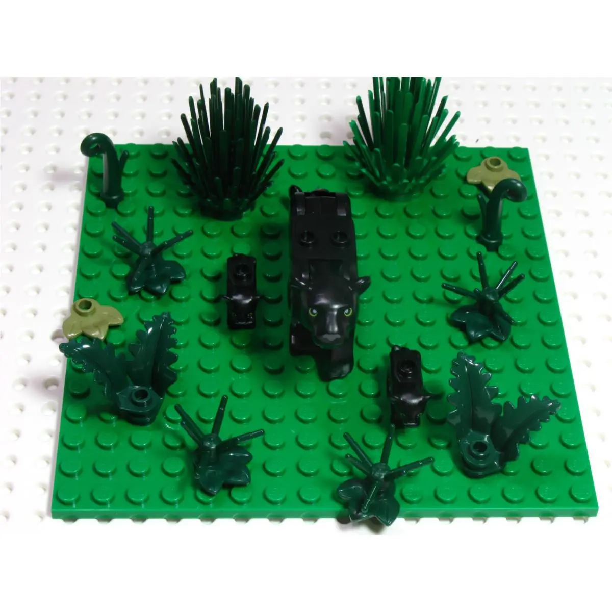 Lego Black Panther Jaguar Cub Jungle Scene Wild Animal Wildlife Big Cat Pride