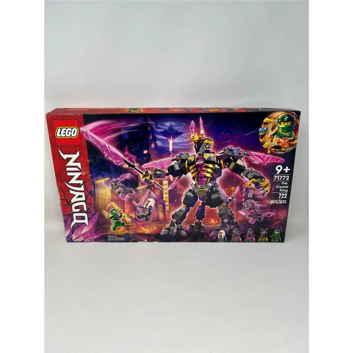 Lego Ninjago The Crystal King 71772 Ninja Villain Building Toy Set For Boys Gir
