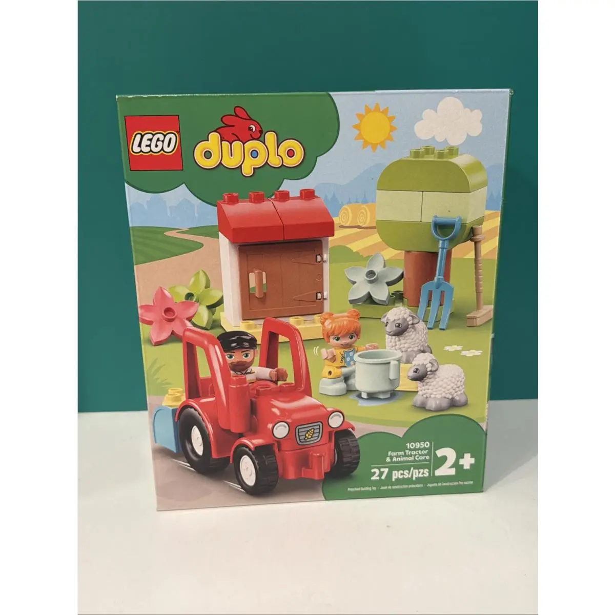 Lego Duplo Farm Tractor Animal Care 10950 Retired Rare