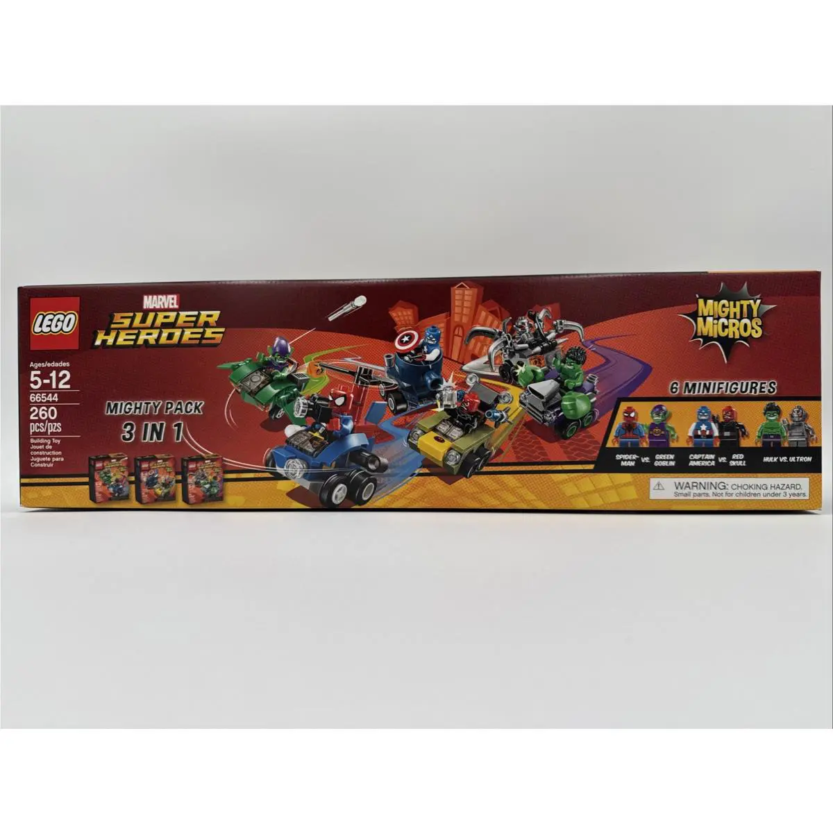 Lego Marvel Super Hero Mighty Micros 3 In 1 Gift Set 66544 Rare Vhtf