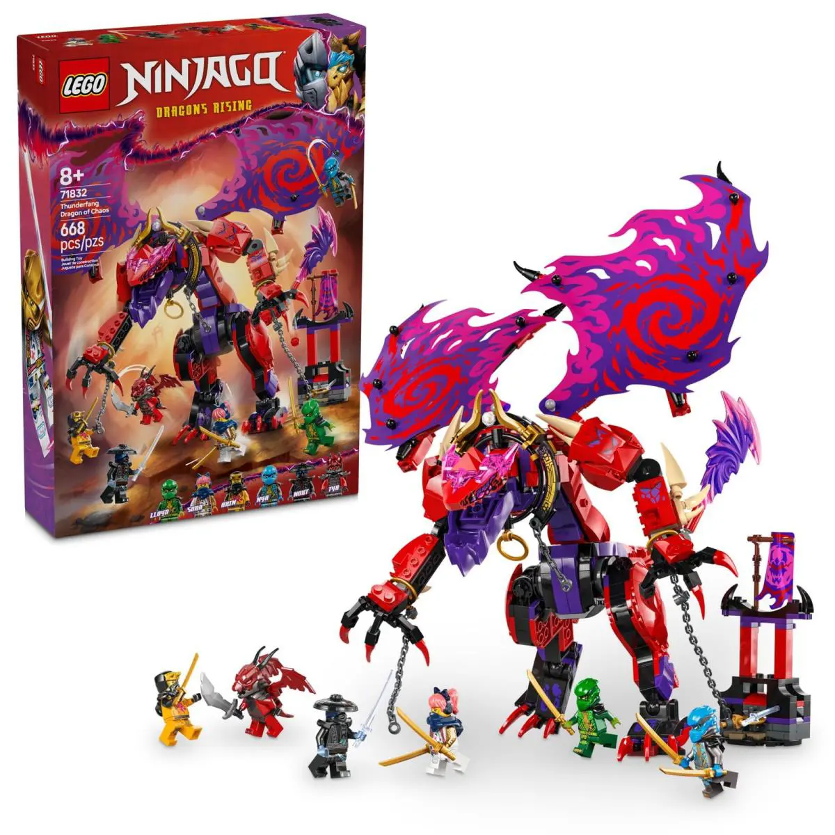 Lego Ninjago Thunderfang Dragon 71832 Building Set