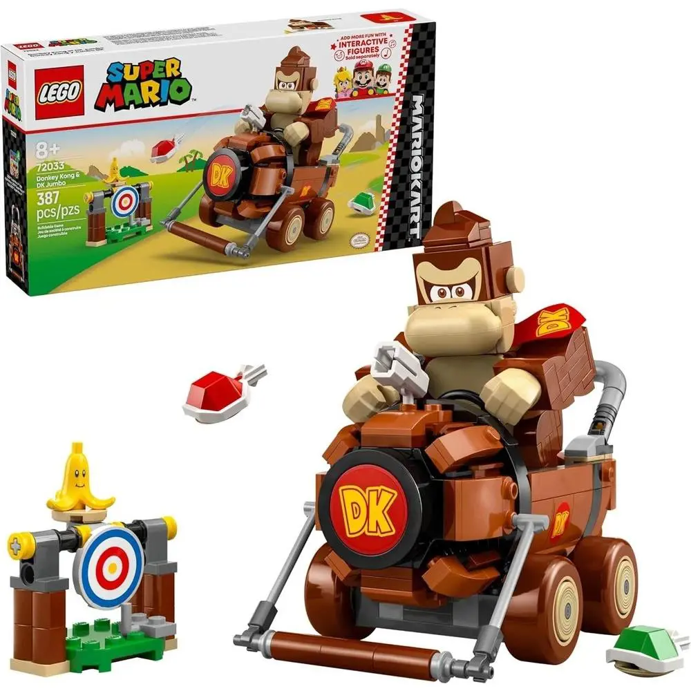 Lego Super Mario: Mario Kart Donkey Kong DK Jumbo 72033 Building Toy Set