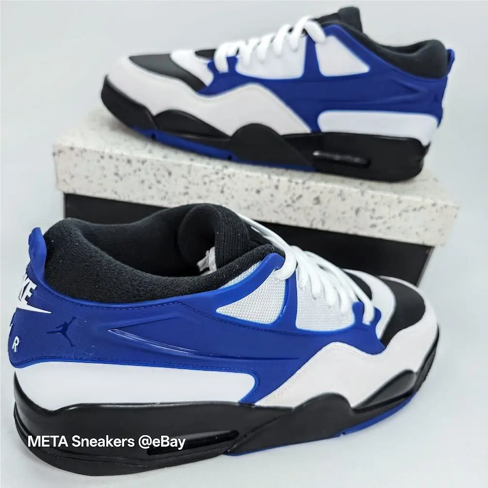 Nike shoes - Air Jordan 4 RM - Air - FQ7939-140 - White/Black/Deep Royal Blue 11