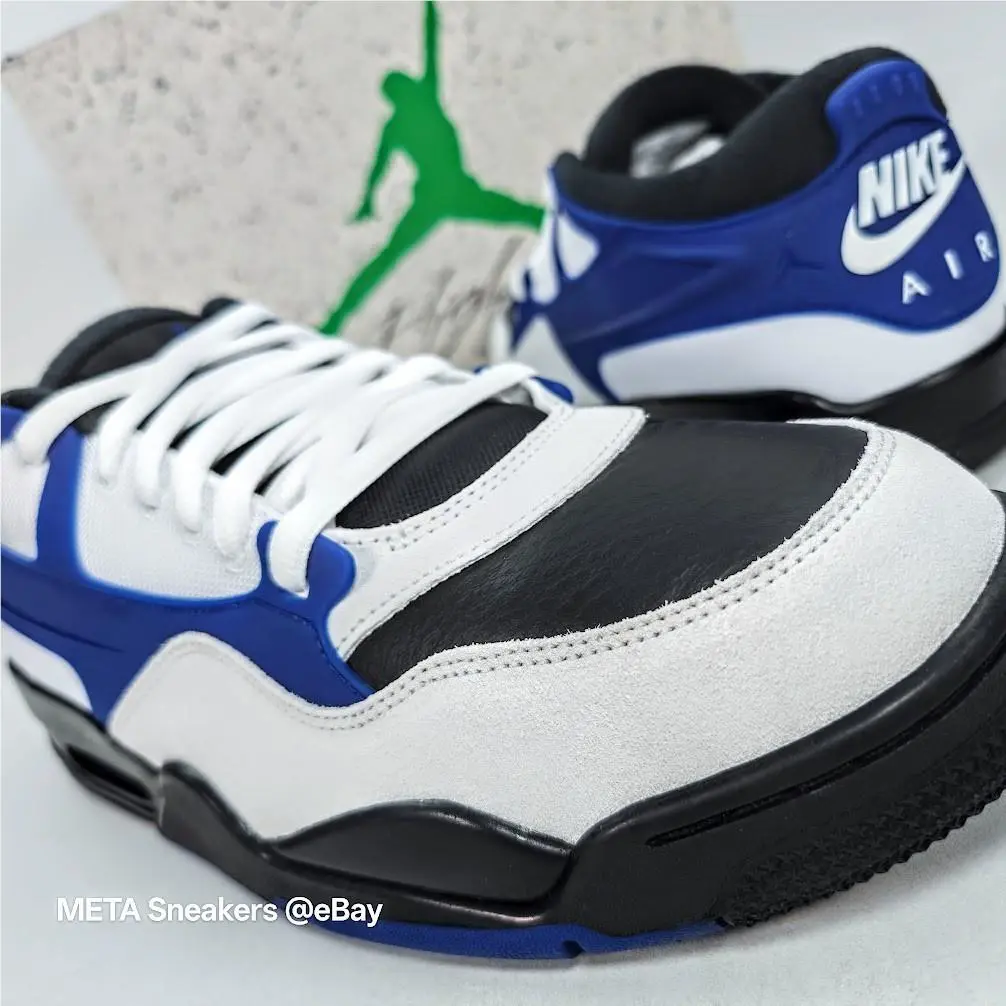 Nike shoes - Air Jordan 4 RM - Air - FQ7939-140 - White/Black/Deep Royal Blue 0