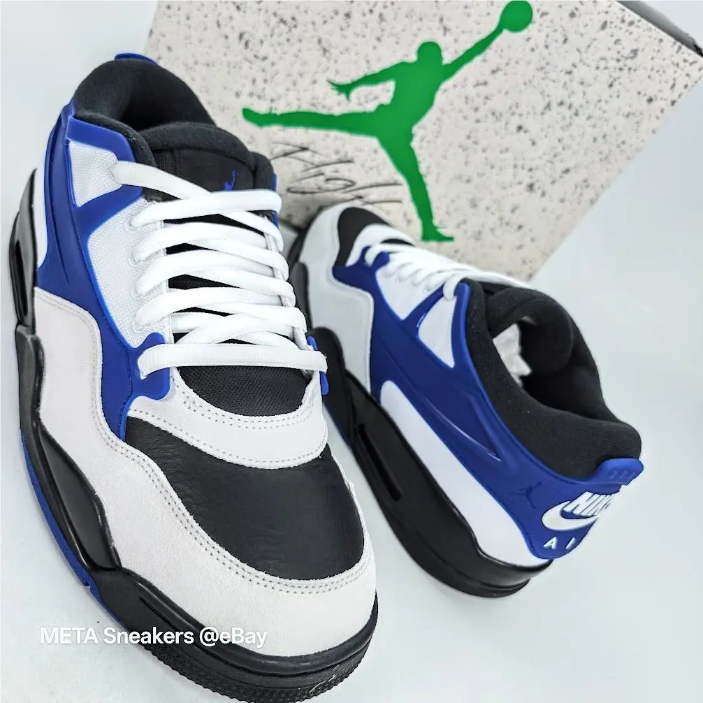 Nike shoes - Air Jordan 4 RM - Air - FQ7939-140 - White/Black/Deep Royal Blue 4