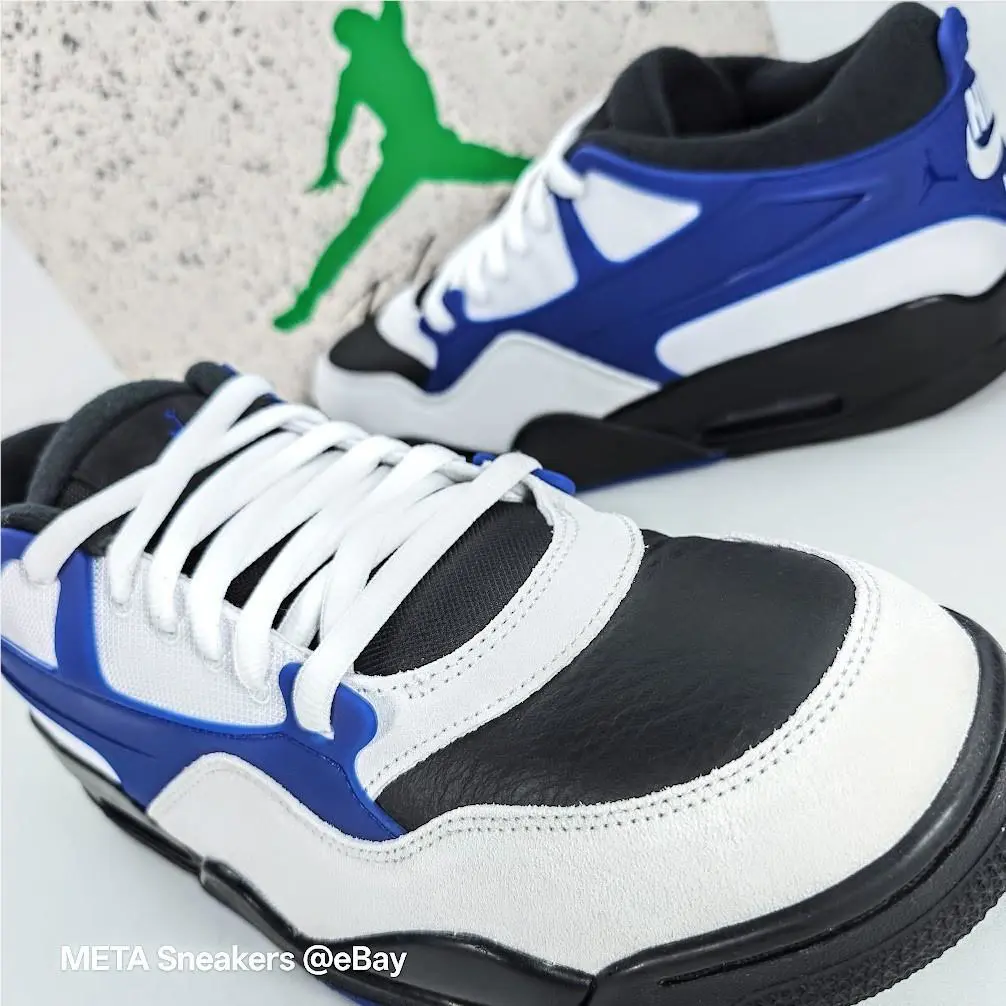 Nike shoes - Air Jordan 4 RM - Air - FQ7939-140 - White/Black/Deep Royal Blue 5
