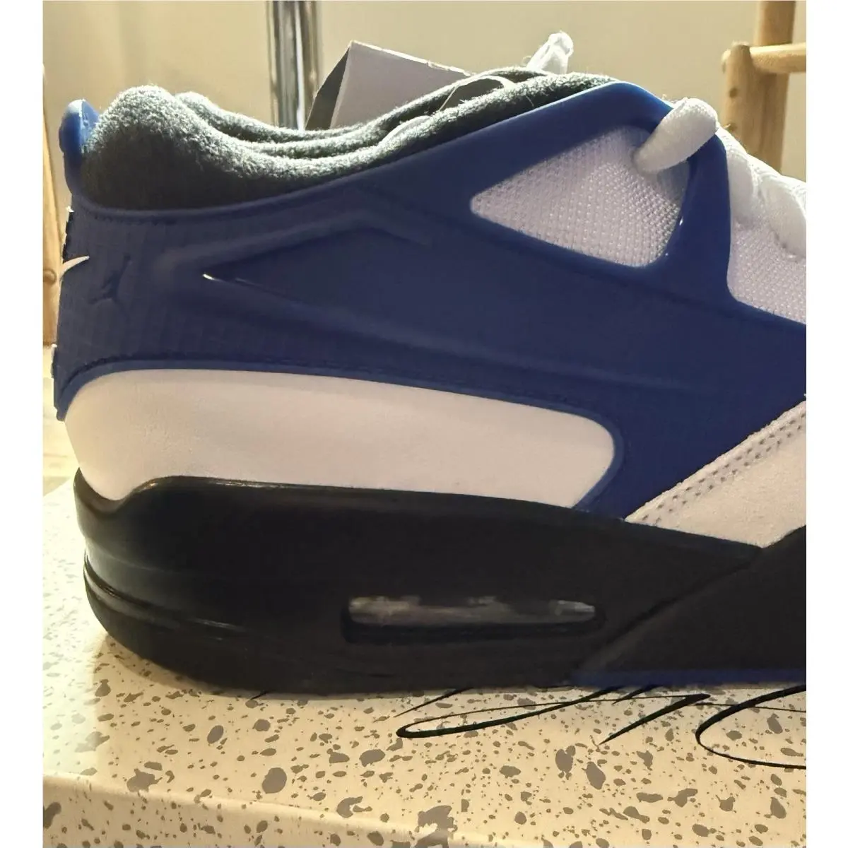 Nike shoes - Air Jordan 4 RM - Air - FQ7939-140 - White/Black/Deep Royal Blue 8