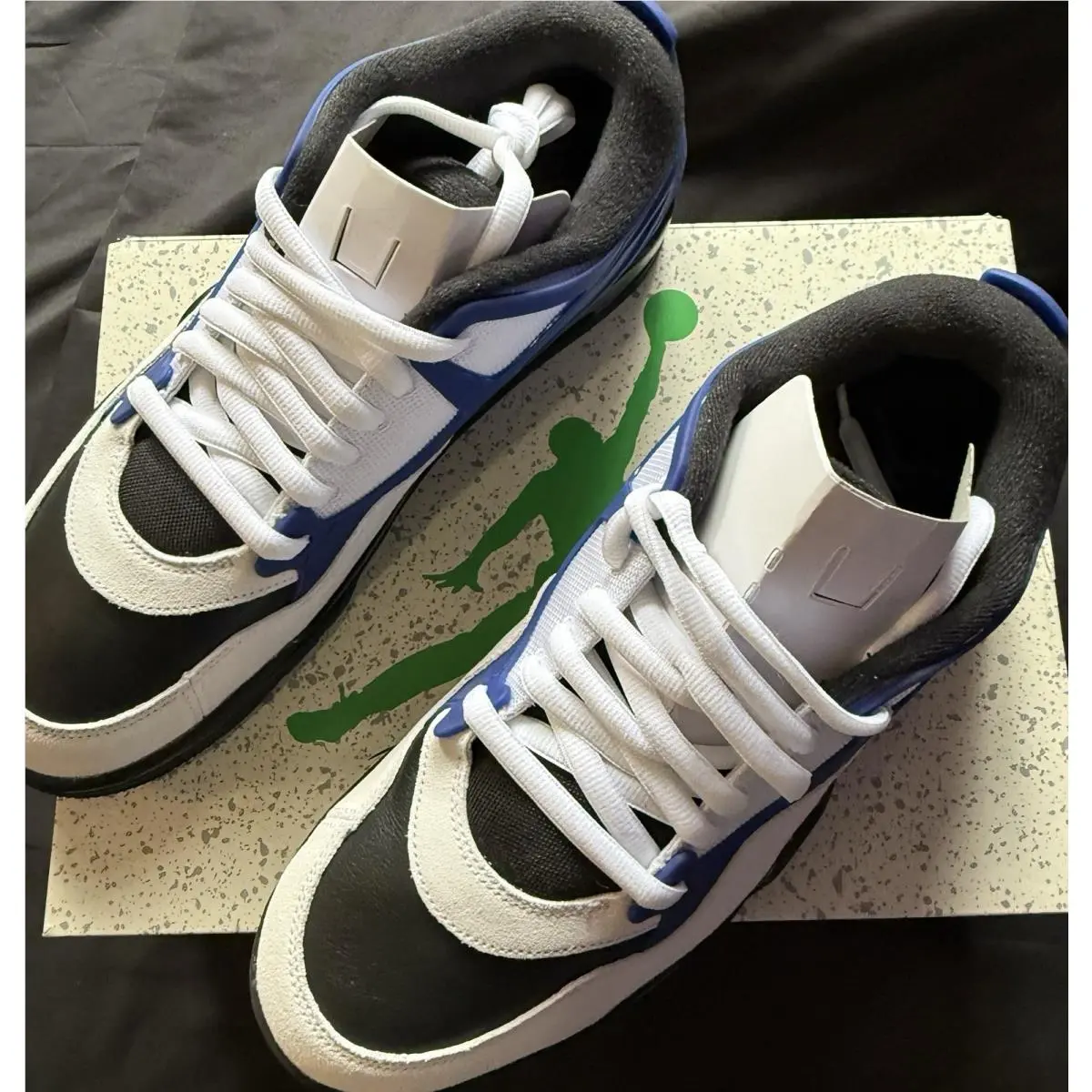 Nike shoes - Air Jordan 4 RM - Air - FQ7939-140 - White/Black/Deep Royal Blue 3