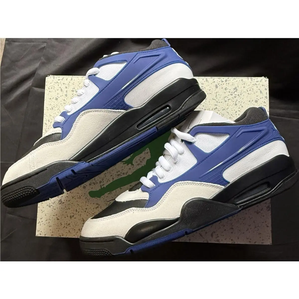 Nike shoes - Air Jordan 4 RM - Air - FQ7939-140 - White/Black/Deep Royal Blue 5