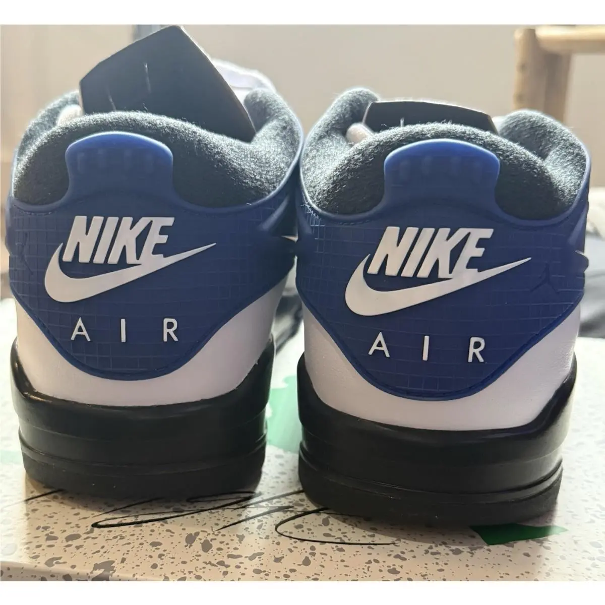 Nike shoes - Air Jordan 4 RM - Air - FQ7939-140 - White/Black/Deep Royal Blue 6