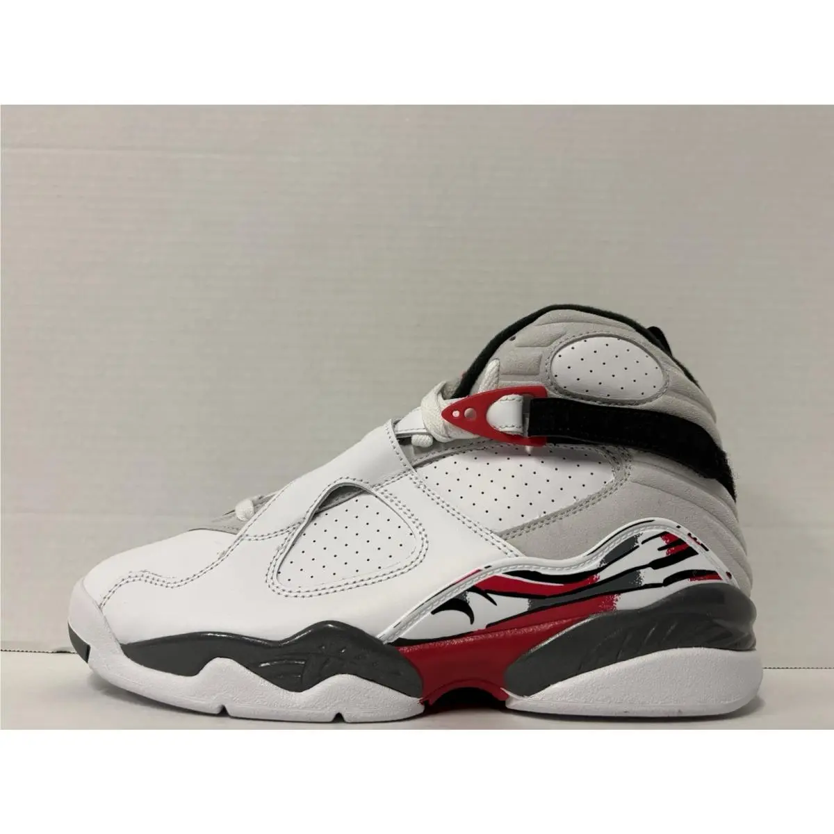 Nike shoes - Air Jordan 8 - Air - 305381-100 - White/Black-True Red (UPC: 198482699413) 0