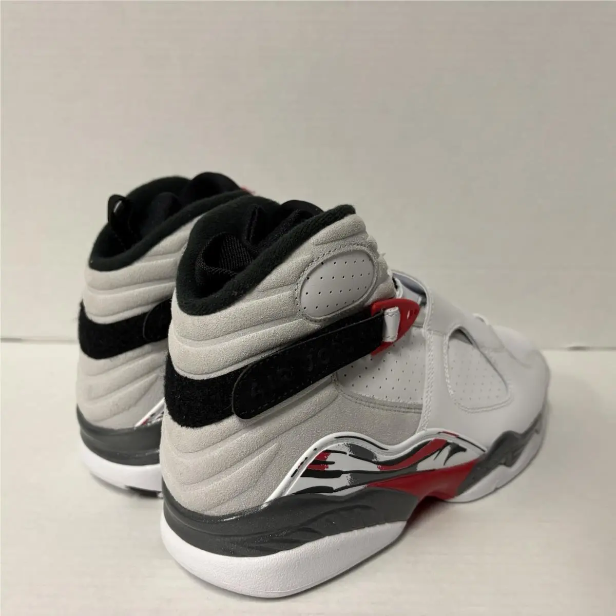 Nike shoes - Air Jordan 8 - Air - 305381-100 - White/Black-True Red (UPC: 198482699413) 3