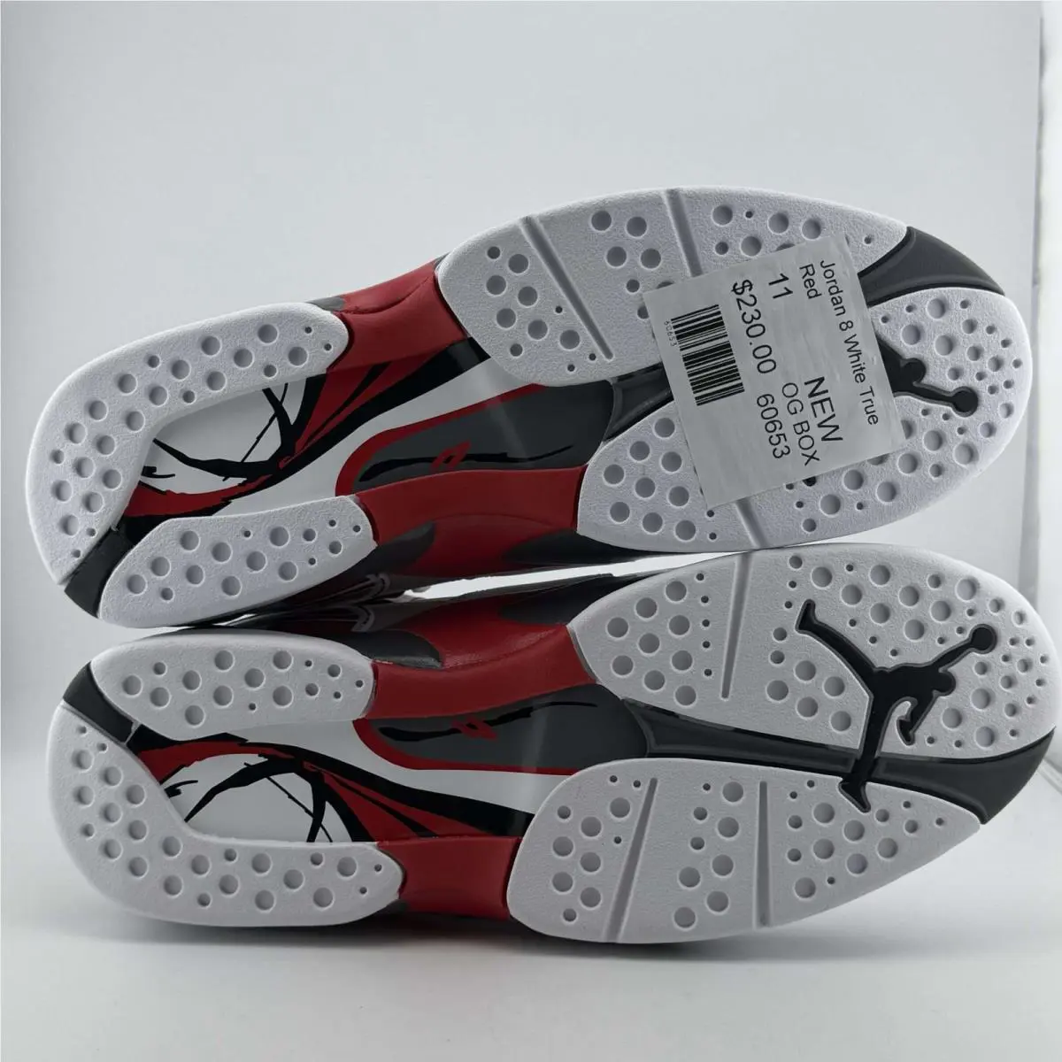 Nike shoes - Air Jordan 8 - Air - 305381-100 - White/Black-True Red (UPC: 198482699413) 4