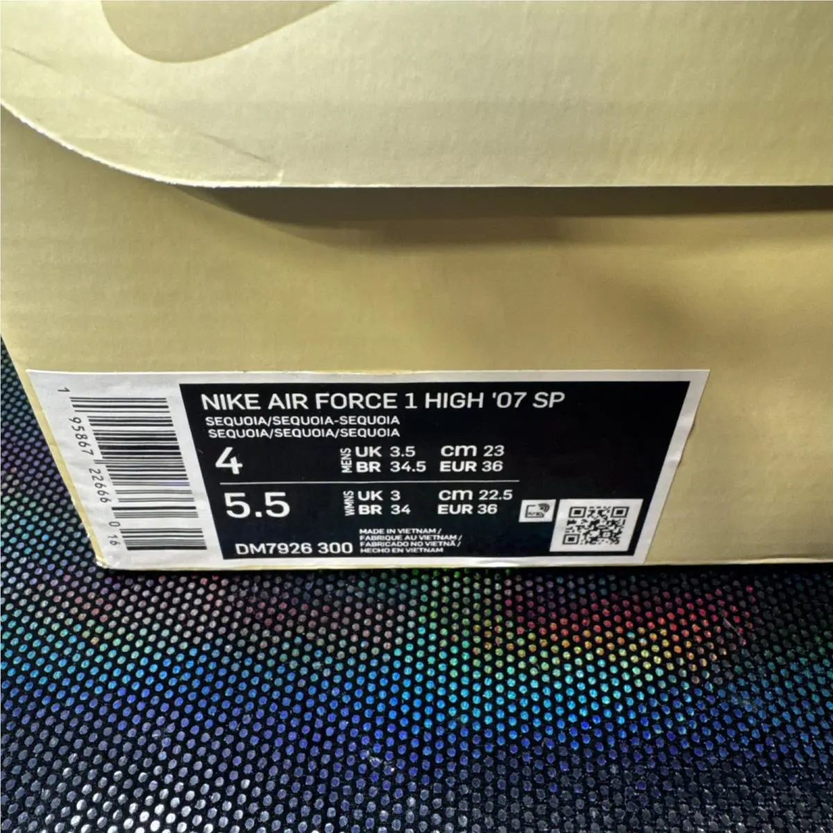 Nike shoes - Nike Air Force 1 - Air Force - Green (UPC: 0195867227162) 6