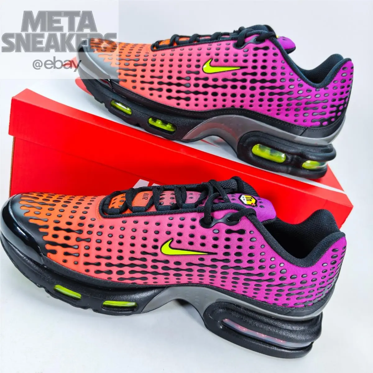 Nike shoes - Nike Air Max Plus - Air Max Plus - HQ2197-800 - Total Orange/Black/Cactus Flower/Volt 9