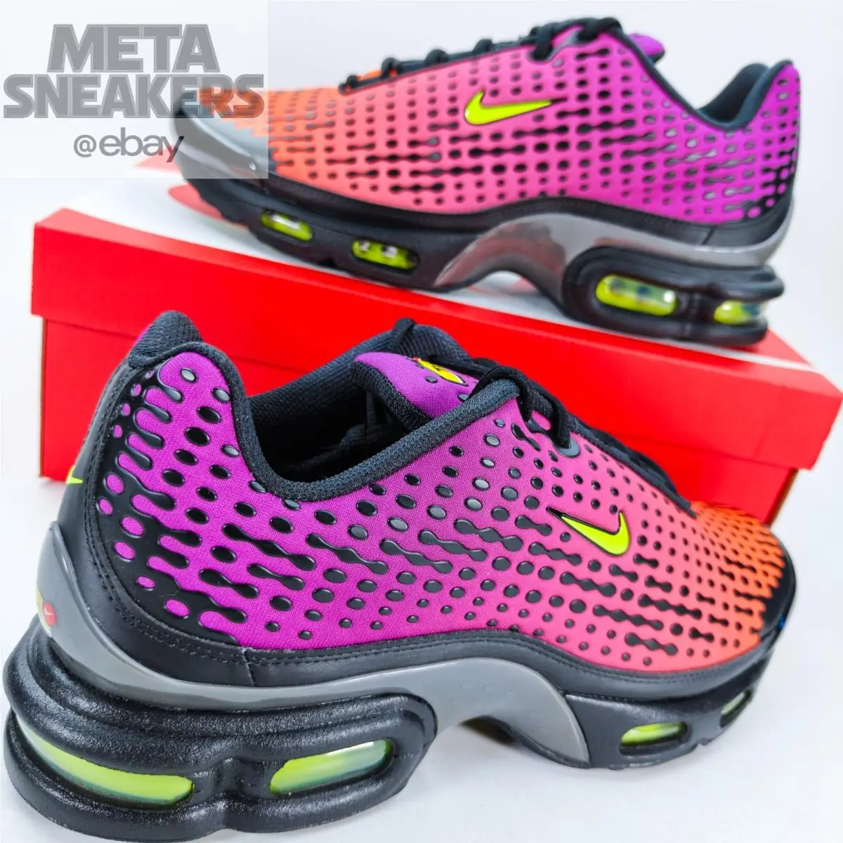 Nike shoes - Nike Air Max Plus - Air Max Plus - HQ2197-800 - Total Orange/Black/Cactus Flower/Volt 12