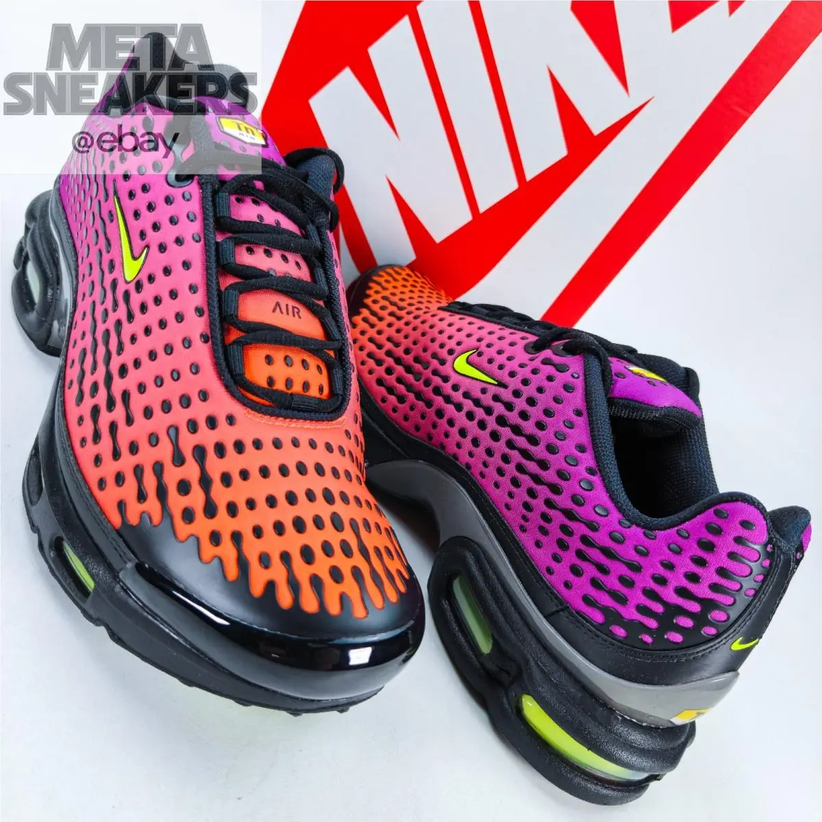 Nike shoes - Nike Air Max Plus - Air Max Plus - HQ2197-800 - Total Orange/Black/Cactus Flower/Volt 3